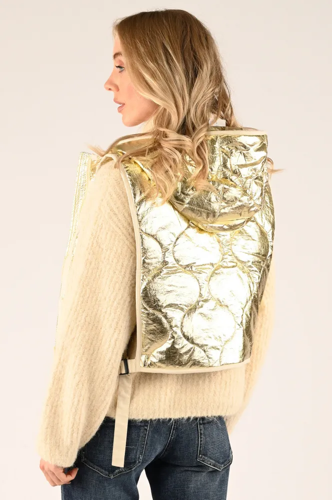 SUMMUM BODYWARMER GOUD  