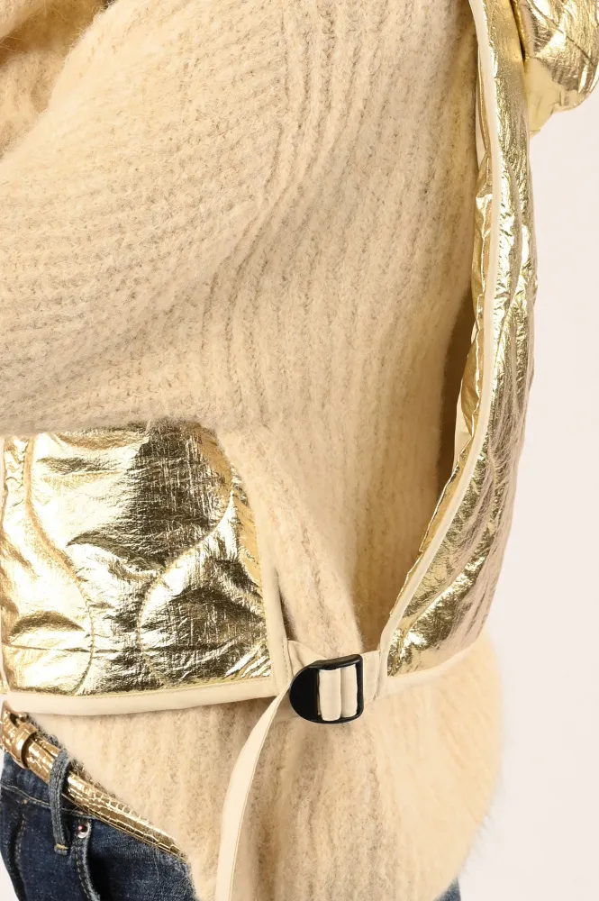 SUMMUM BODYWARMER GOUD  