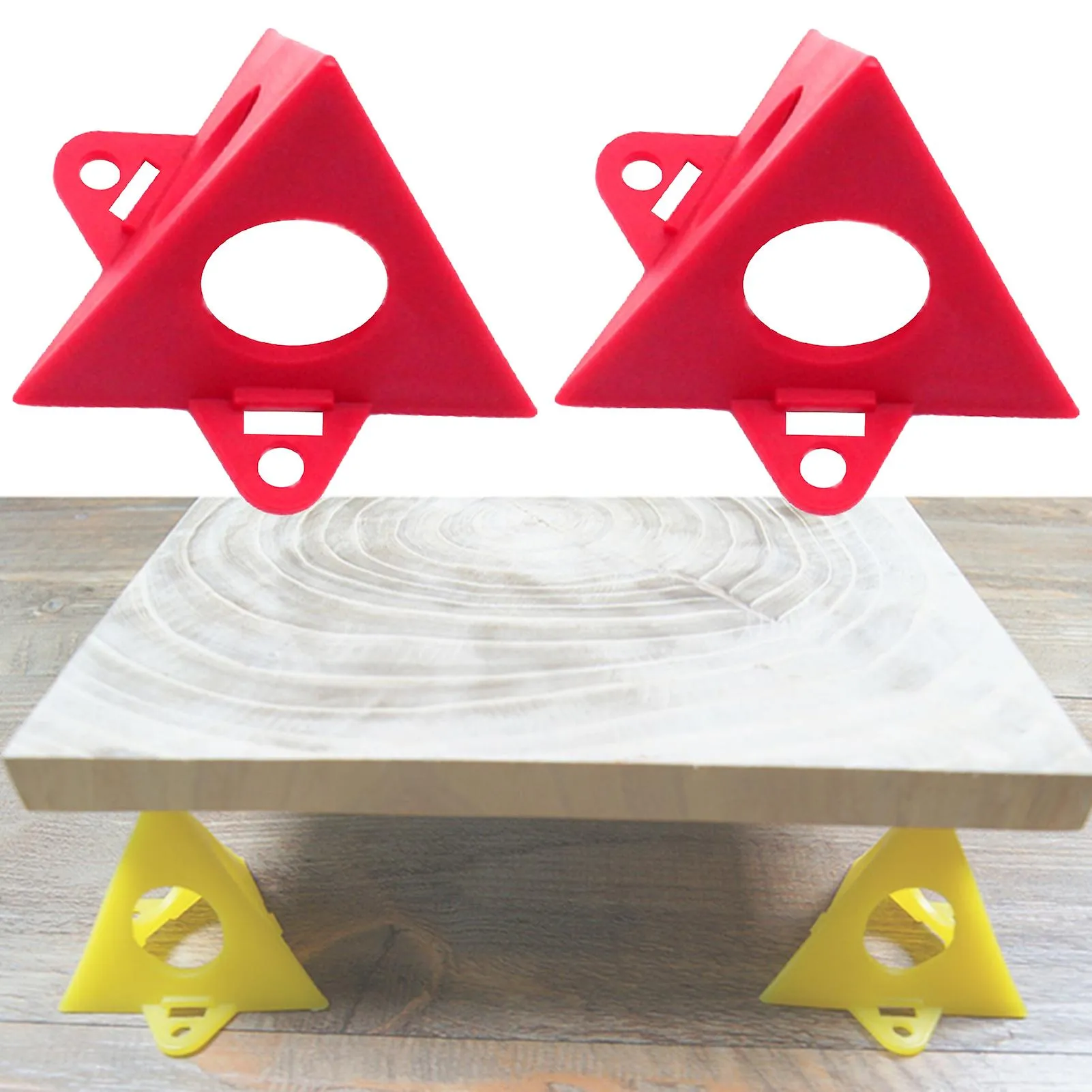 10pcs professionele schilder piramide driehoek veel gebruikte lichtgewicht verf piramide stand voor houtbewerking Mengxi