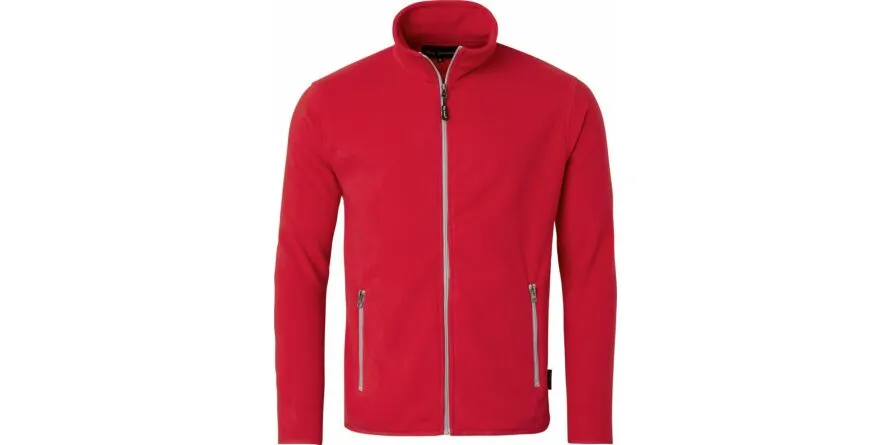 154 Fleecejack, unisex, rood, XS