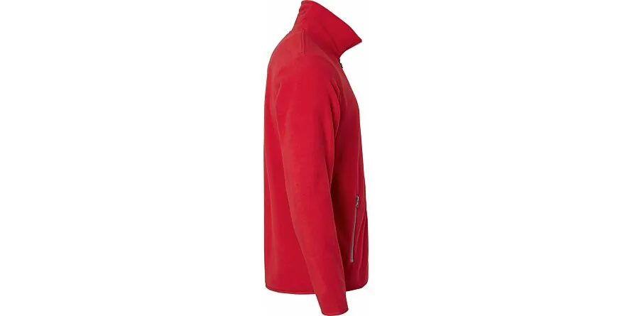 154 Fleecejack, unisex, rood, XS