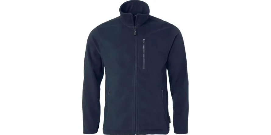 4642 Fleecejack, unisex, marineblauw, XL
