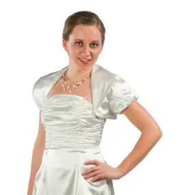 Accessoire wit-ivoor glans-satijn