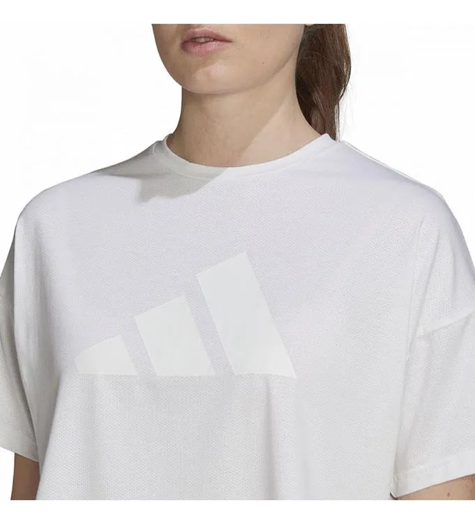 ADIDAS WOMEN ICONS 3 BAR LOGO TSHIRT