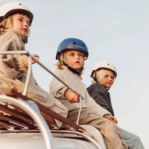 BANWOOD KLASSIEKE KINDERHELM  ROOD 