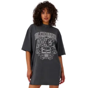 Black Bananas - University Tee Dress - Zwart