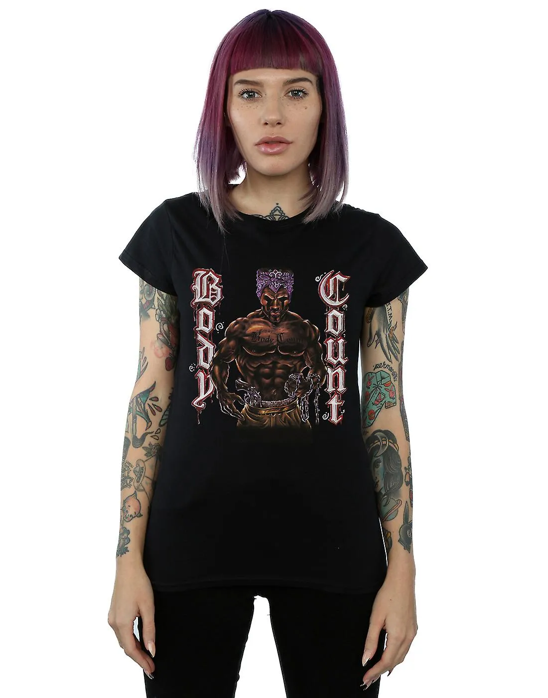 BODY COUNT WOMEN'S 1992 COVER TSHIRT