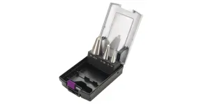 Conische plaatborenset HSS 3-delig Optimum