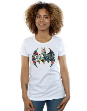 DC Comics Women's Batman Comic Book Logo T-Shirt