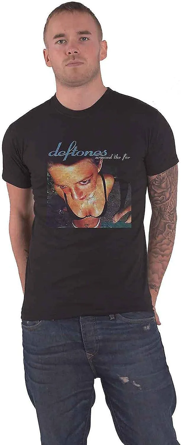 DEFTONES HEREN AROUND THE FUR TSHIRT ZWART
