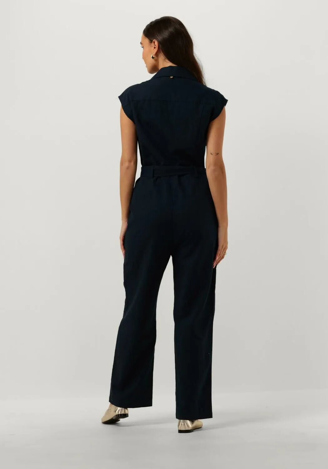 donkerblauwe circle of trust jumpsuit kendall jumpsuit