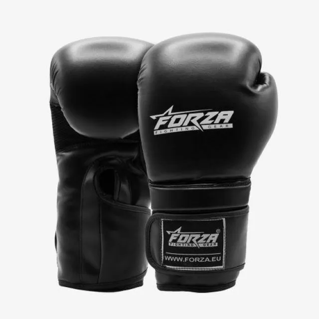 FORZA ARTIFICAL BOXING GLOVES BLACK 