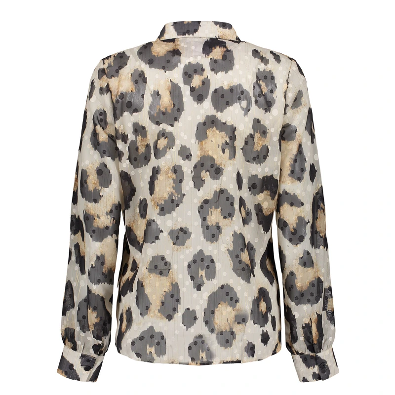 GEISHA DAMES LEOPARD BLOUSE 4369020