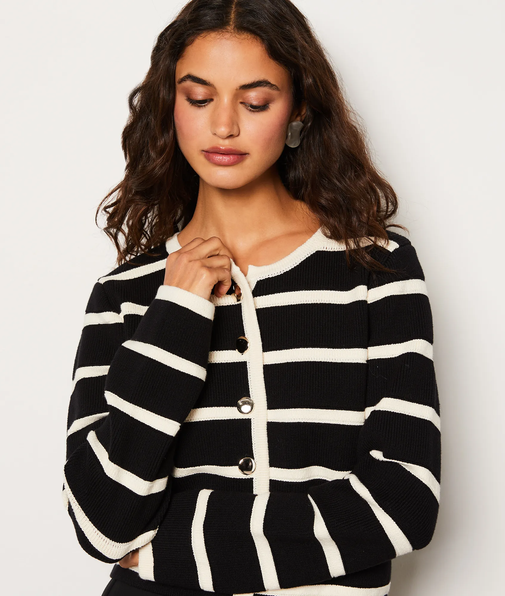 Gestreept vest FERRY NOIR 