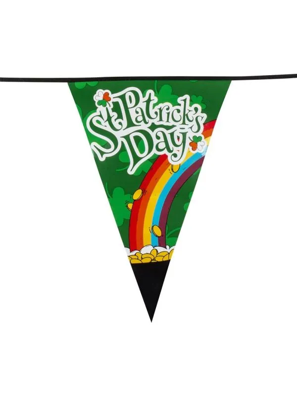 Grote vlaggenlijn St. Patricksday