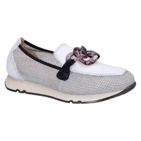 Hispanitas HV232552 Loafer white black perfo