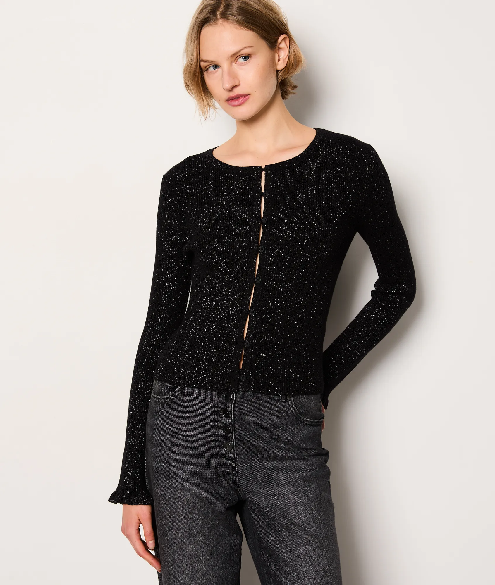 Iriserend vest FEANDRA NOIR 
