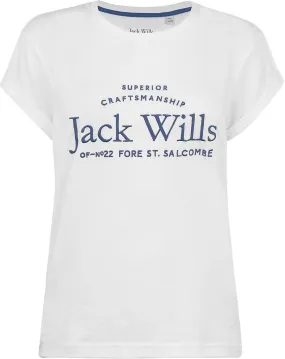 Jack Wills Forstal Boyfriend Logo T-shirt
