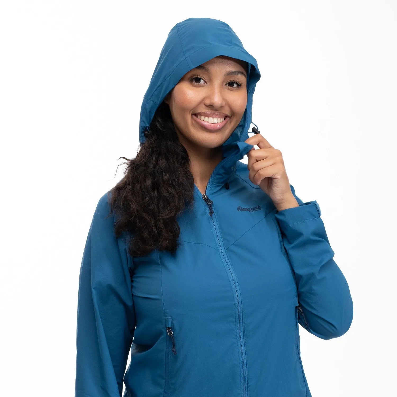 Jas Bergans Women Skar Light Windbreaker North Sea Blue