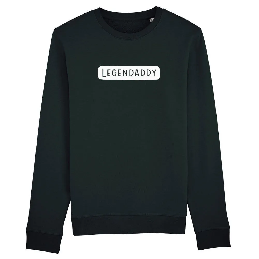 Legendaddy unisex sweater zwart