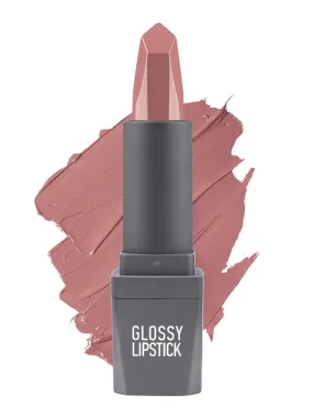 Lippenstift "Glossy Lipstick - 304 Nude Apricot", 4 g