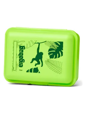 Lunchbox groen - (B)18 x (H)7 x (D)13 cm