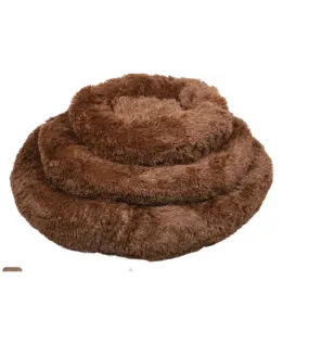 MAND KREMS ROND BRUIN 50X50X18CM