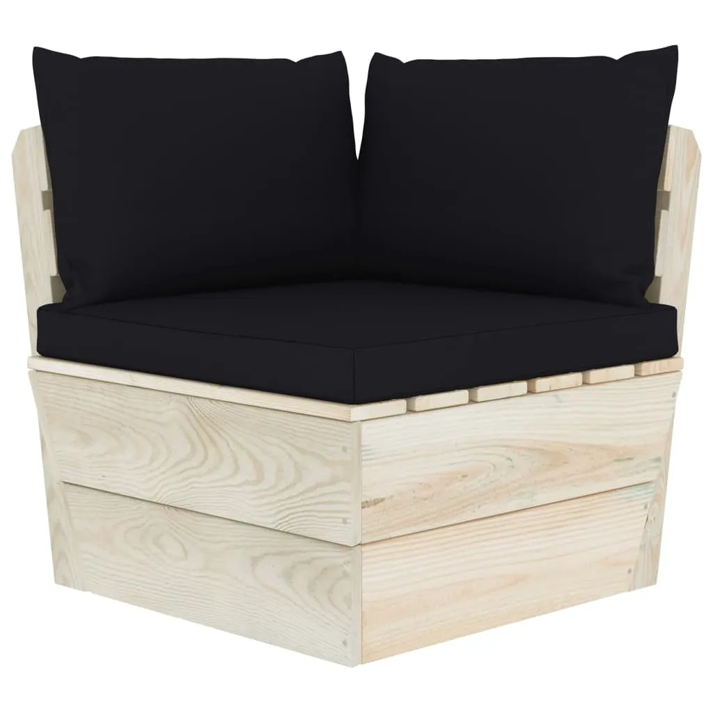 MEDINA 12DELIGE LOUNGESET MET KUSSENS PALLET VURENHOUT