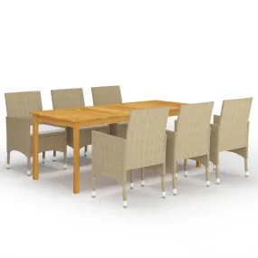 Medina 7-delige Tuinset beige