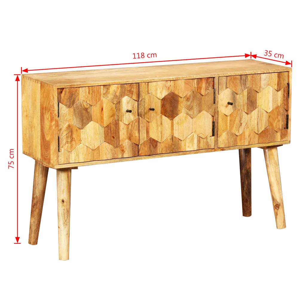 Medina Dressoir 118x35x75 cm massief mangohout