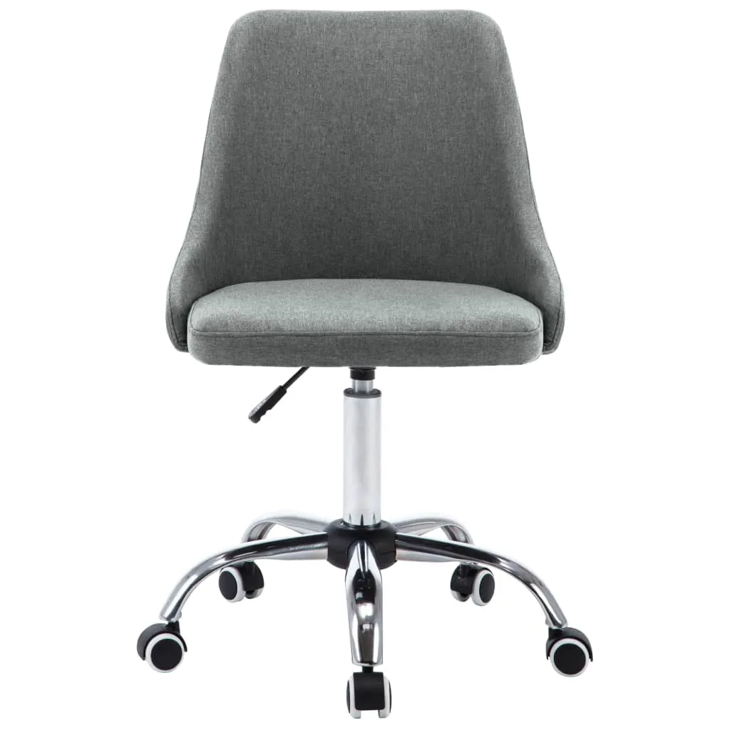 Medina Eetkamerstoelen 4 st stof lichtgrijs