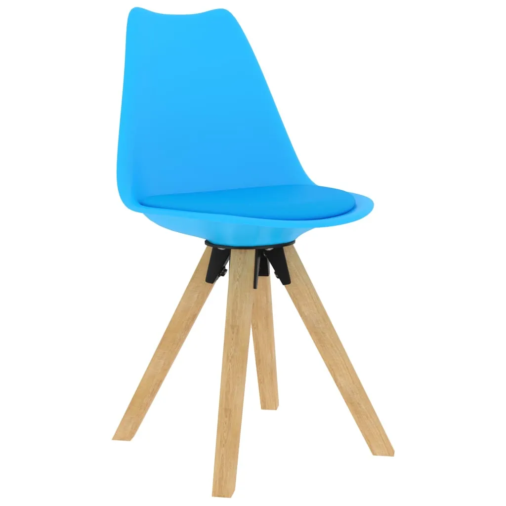 Medina Eetkamerstoelen 6 st blauw