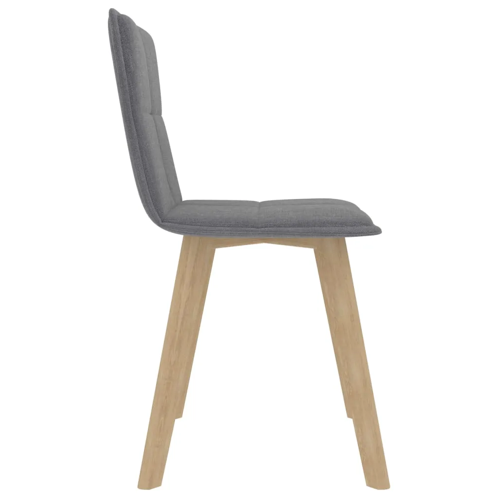 Medina Eetkamerstoelen 6 st lichtgrijs