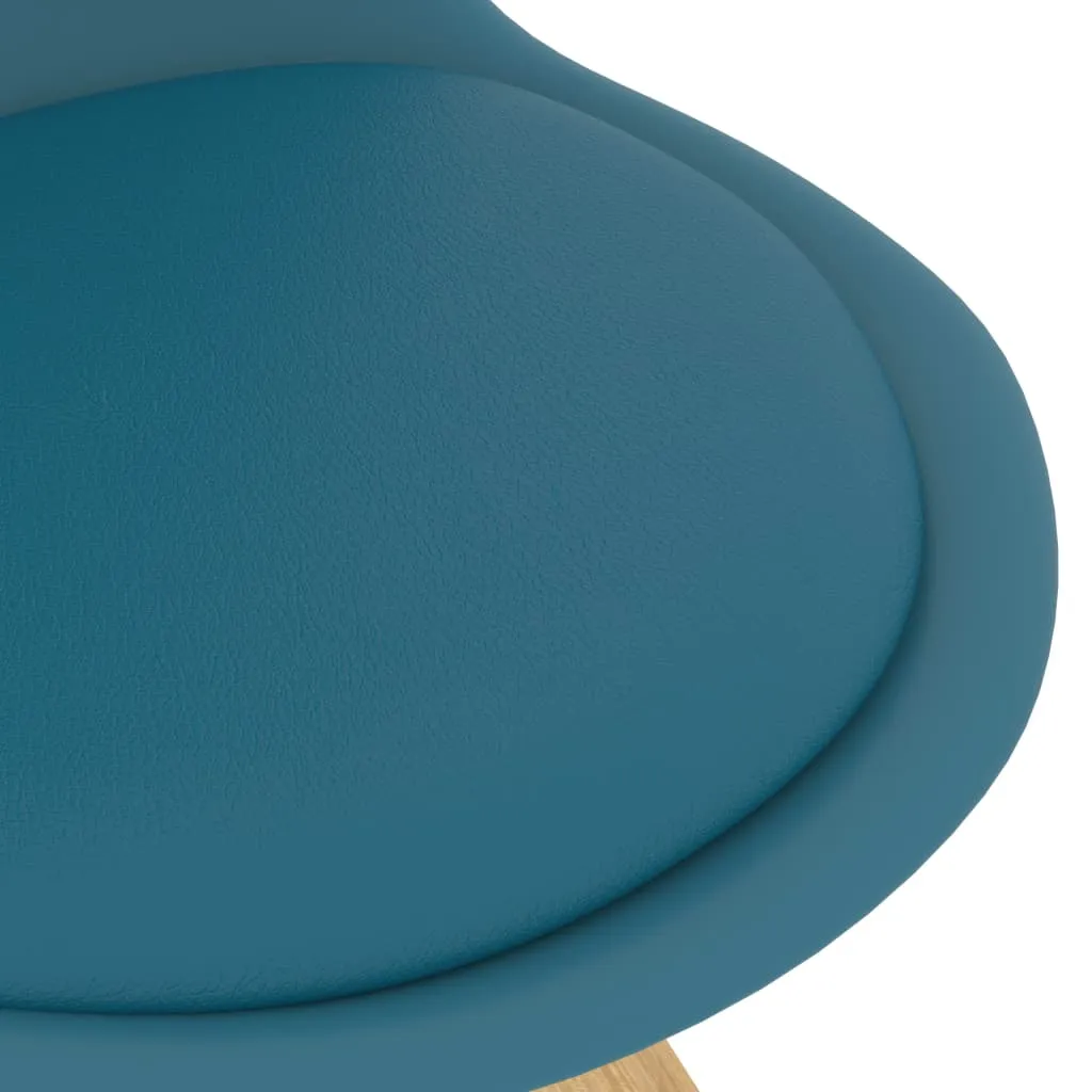 Medina Eetkamerstoelen 6 st turquoise