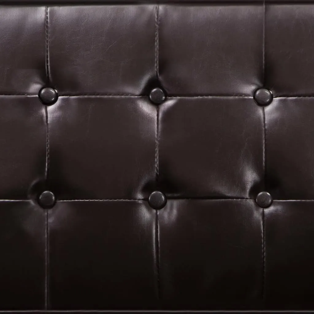 Medina Fauteuil kunstleer bruin