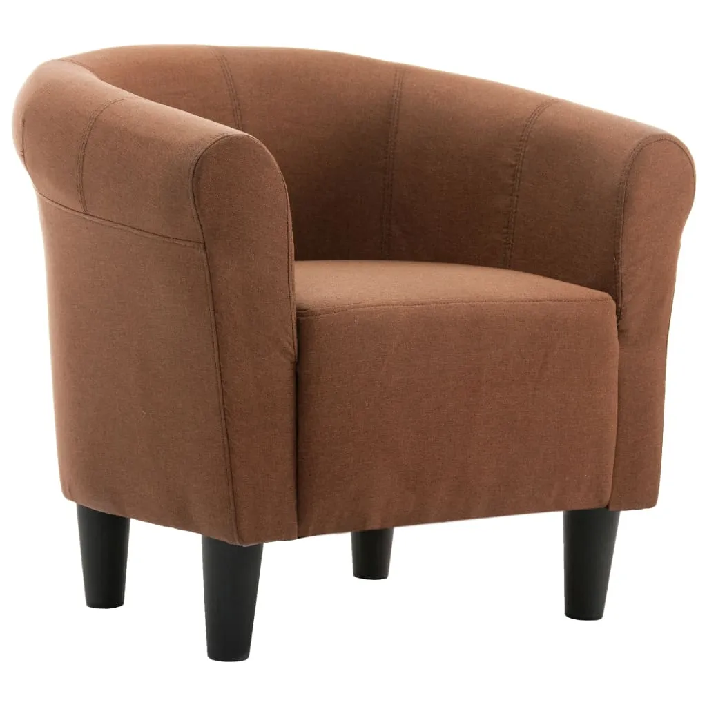Medina Fauteuil stof bruin