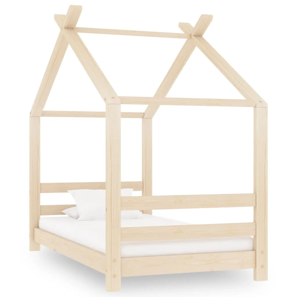 Medina Kinderbedframe massief grenenhout 70x140 cm