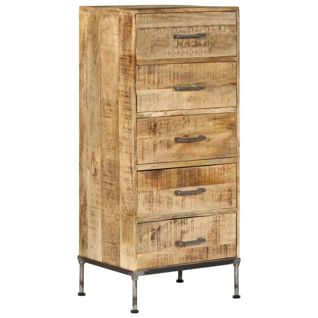 Medina Ladekast 45x35x106 cm massief mangohout