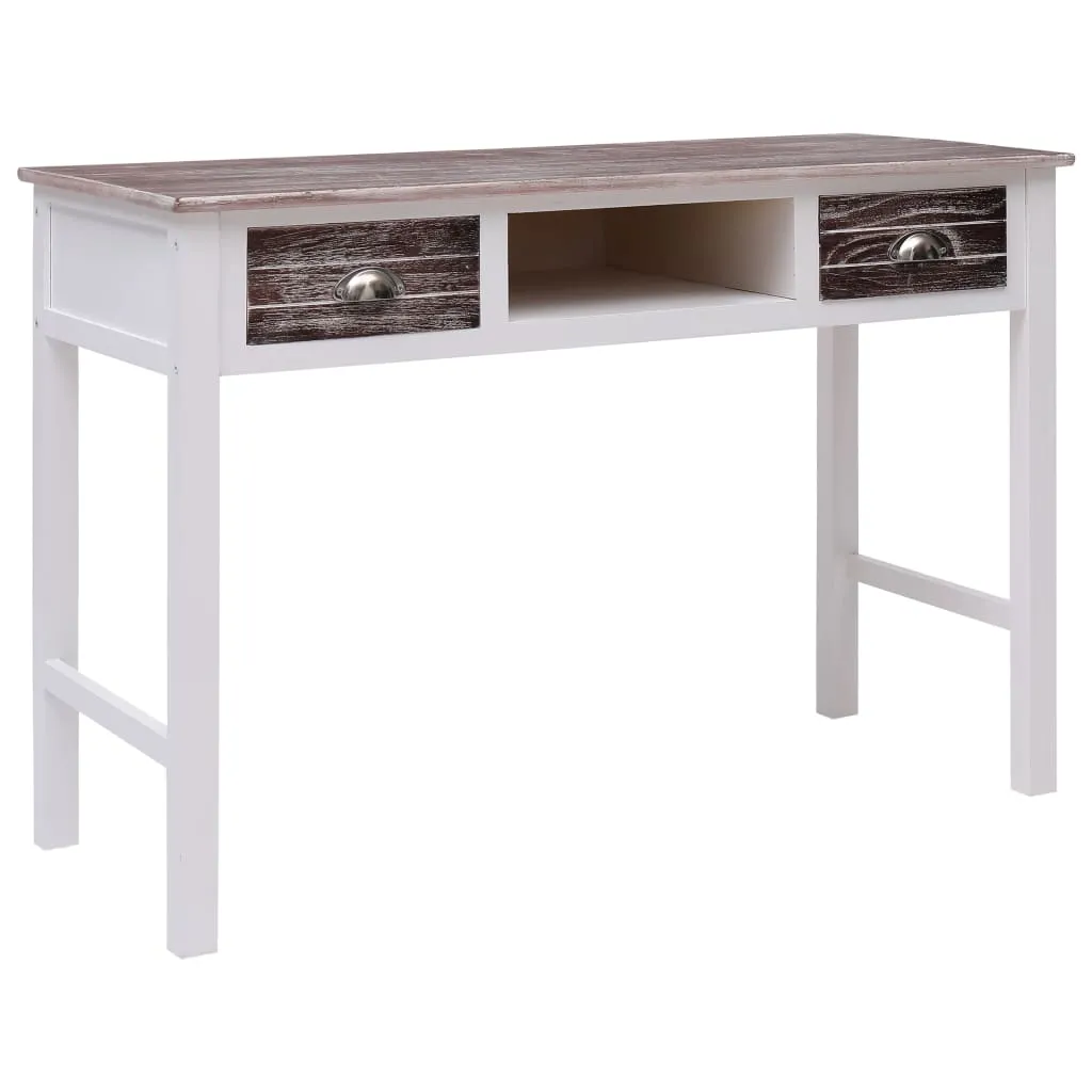 Medina Schrijftafel 110x45x76 cm hout bruin