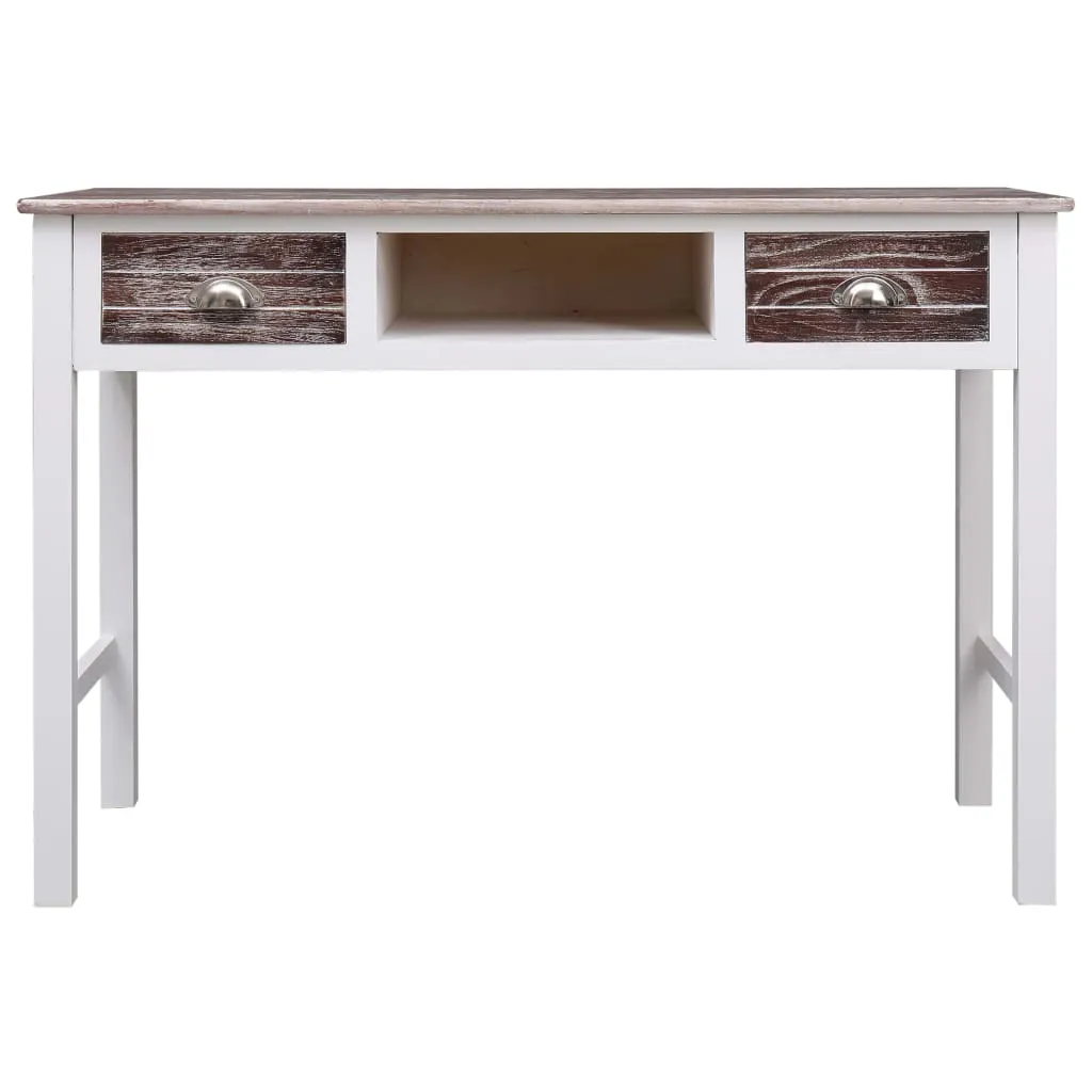 Medina Schrijftafel 110x45x76 cm hout bruin