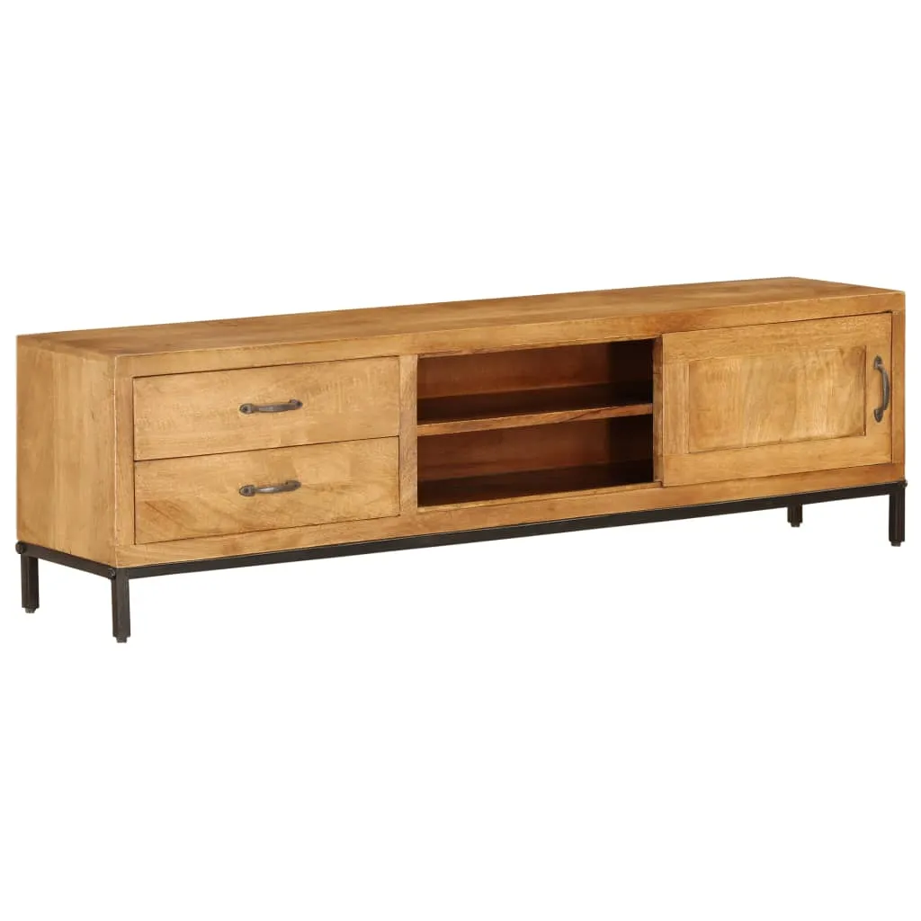 MEDINA TVMEUBEL 140X30X40 CM MASSIEF MANGOHOUT