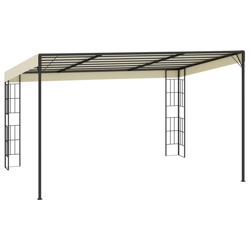 Medina Wandprieel 3x4 m stof crème