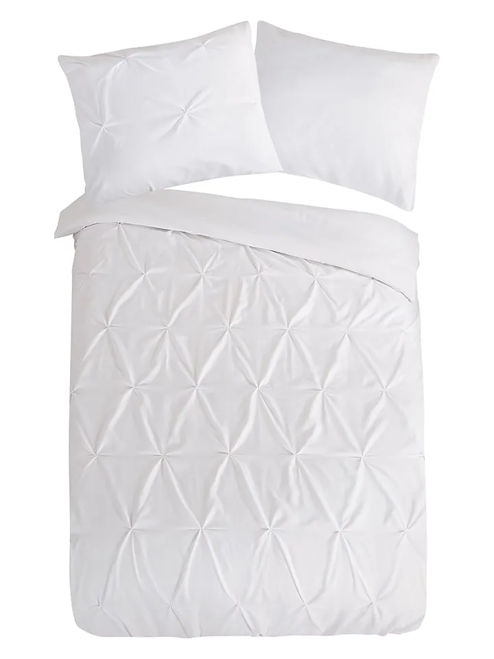 Microvezel beddengoedset "Elegance" wit