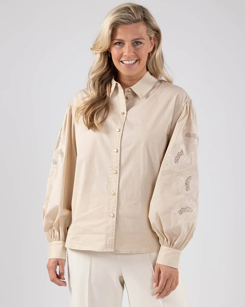 Nukus    Blouse lange mouw