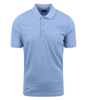 Olymp 5410 72 10 heren polo blauw met borstzak active dry