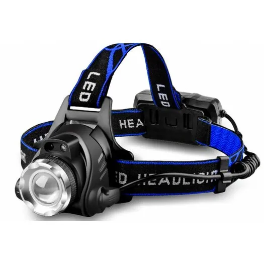 OPLAADBARE HOOFDLAMP  LEDLAMP  DRAAIBARE KOP  BOUWLAMP