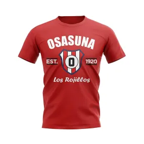 Osasuna opgericht voetbal T-shirt (rood)