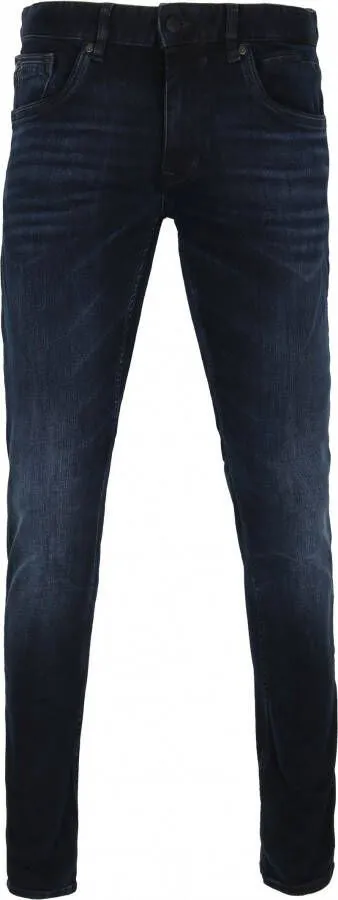 PME Legend Donkerblauwe Slim Fit Jeans Denim Blue Black Denim Xv