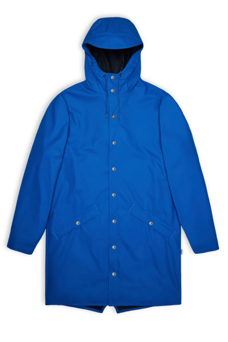 Rains Jas Long Jacket Blauw LONG JACKET