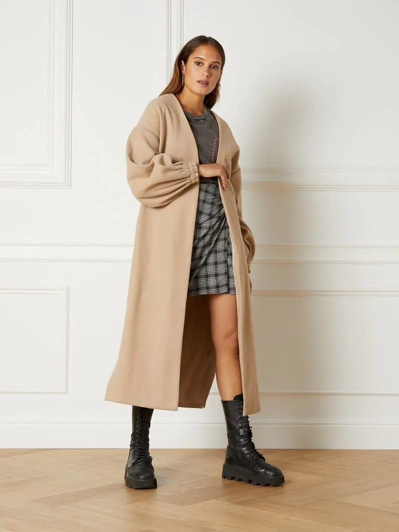 Refined Department ladies knitted oversized coat LEYAH